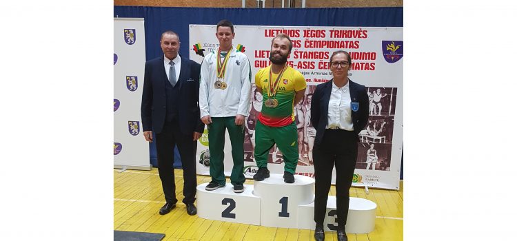 LSOK sportininkų pasiekimai Lietuvos jėgos trikovės čempionate
